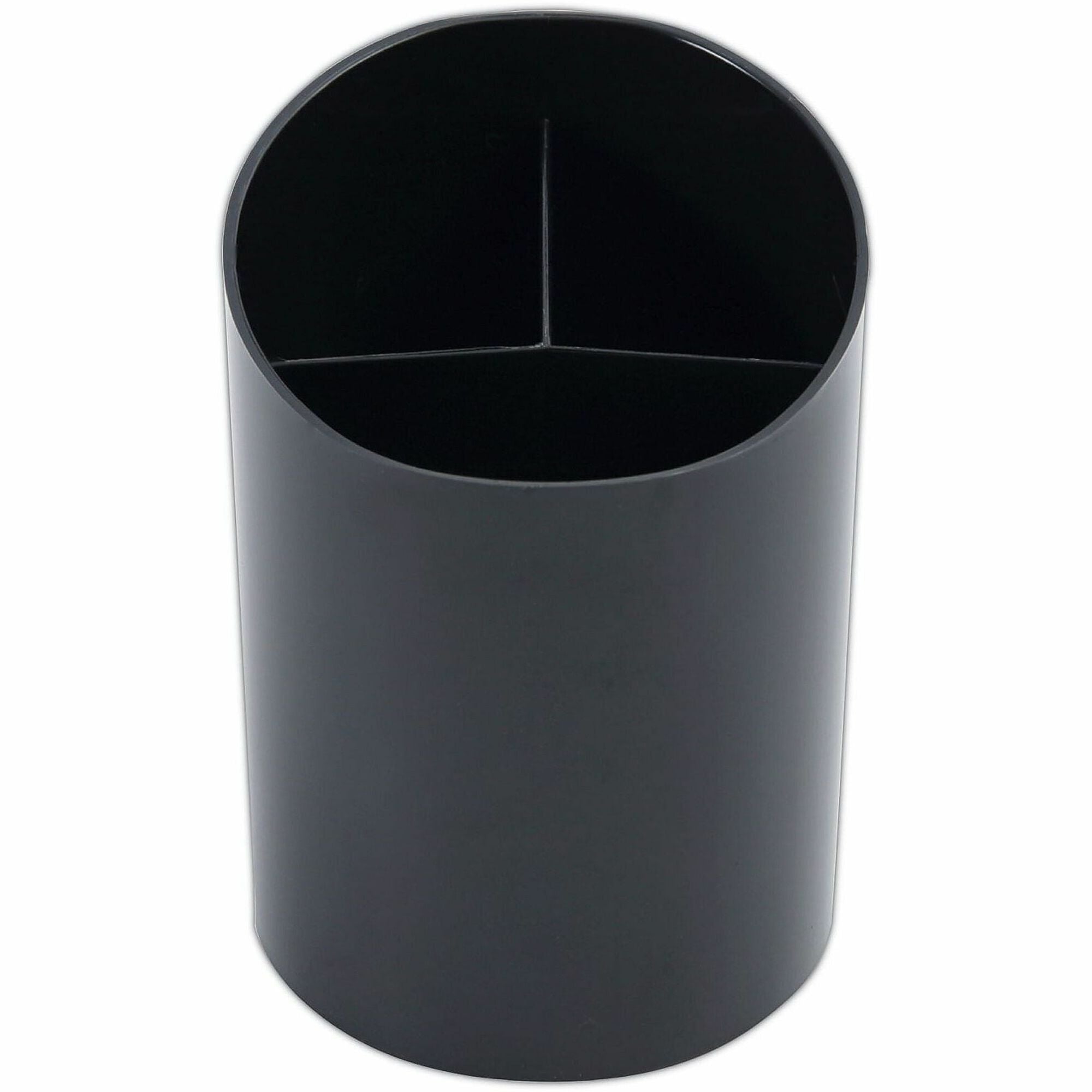 Recycled Big Pencil Cup, Plastic, 4.38" Diameter x 5.63"h, Black