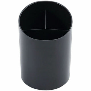 Recycled Big Pencil Cup, Plastic, 4.38" Diameter x 5.63"h, Black