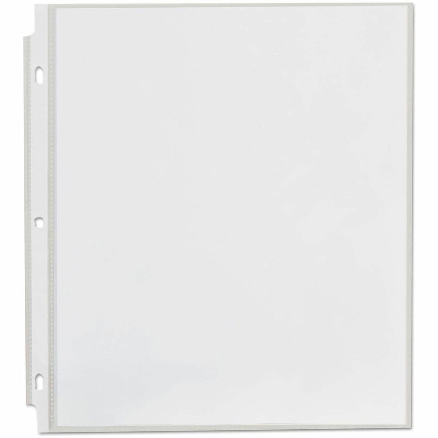 Top-Load Poly Sheet Protectors, Standard Gauge, Letter, Clear, 50/Pack