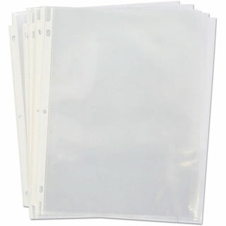 Top-Load Poly Sheet Protectors, Standard Gauge, Letter, Clear, 50/Pack