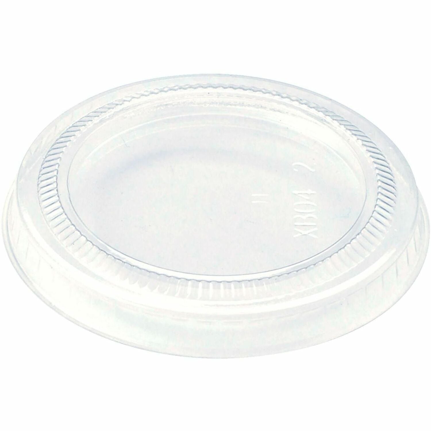 PLA Lids for Fiber Cups, 2.6" Diameter x 0.3"h, Clear, Plastic, 2,000/Carton