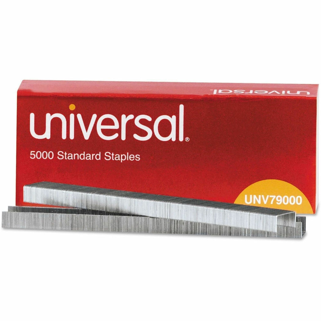 Standard Chisel Point Staples, 0.25" Leg, 0.5" Crown, Steel, 5,000/Box