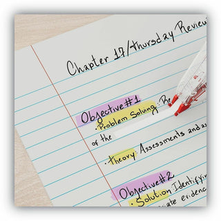 Correction Tape Dispenser, Non-Refillable, Transparent Red Applicator, 0.2" x 315", 2/Pack