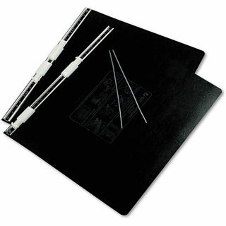 PRESSTEX Covers with Storage Hooks, 2 Posts, 6" Capacity, 14.88 x 11, Black