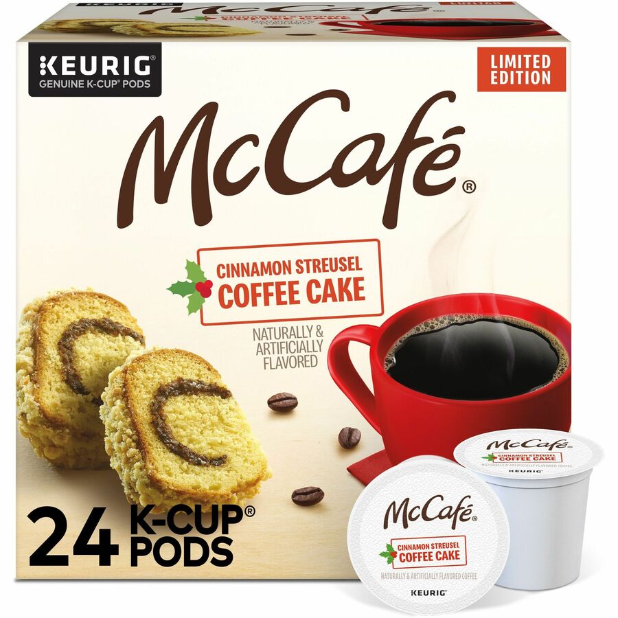 mccafe-k-cup-cinnamon-streusel-cake-coffee-compatible-with-keurig-k-cup-brewer-light-24-k-cup-24-box_gmt9190 - 6