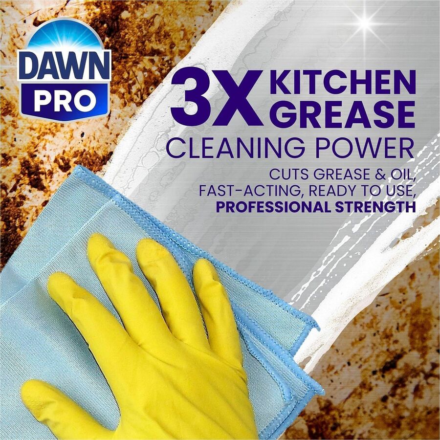 Dawn Pro Heavy Duty Degreaser - Ready-To-Use - 32 fl oz (1 quart) - 6 / Carton - Heavy Duty, Non-flammable, Caustic-free, Phosphate-free - Purple
