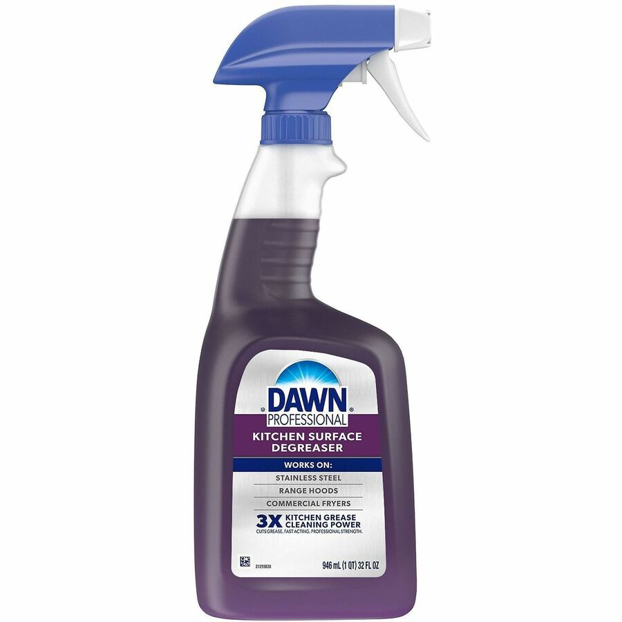 Dawn Pro Heavy Duty Degreaser - Ready-To-Use - 32 fl oz (1 quart) - 6 / Carton - Heavy Duty, Non-flammable, Caustic-free, Phosphate-free - Purple