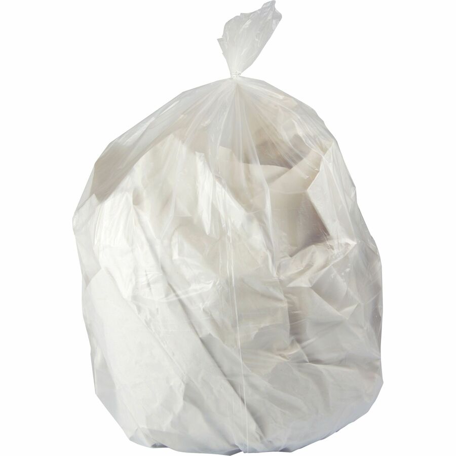 Heritage Linear Low Density Can Liners - 10 gal Capacity - 24" Width - 1.50 mil (38 Micron) Thickness - Low Density - Clear - Linear Low-Density Polyethylene (LLDPE) - 1Carton - 250 Per Carton - Garbage Can - 4