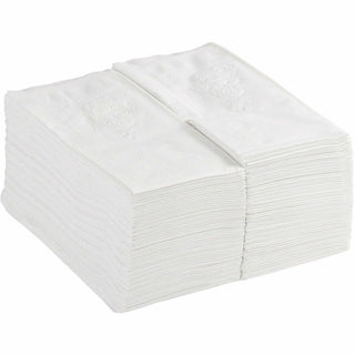 Dixie 2-Ply Dinner Napkins - 2 Ply - 1/8 Fold - 15" x 16" - White - Disposable, Embossed, Soft, Thick - For Multipurpose - 126 Per Pack - 24 / Carton