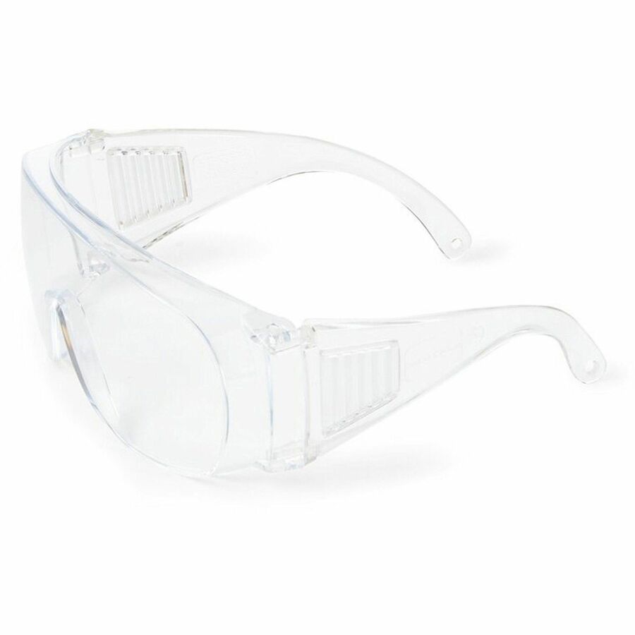 Medline Visitor Safety Glasses - Regular Size - Clear - Latex-free, Comfortable, Disposable - 144 / Carton