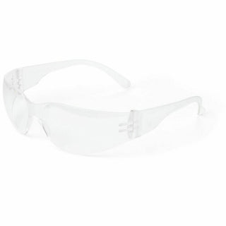 Medline Clear Frame/Lens Safety Glasses - Recommended for: Eye - One Size Size - Ultraviolet, Impact Protection - Latex-free, Comfortable, Secure Fit, UV Resistant - 144 / Carton