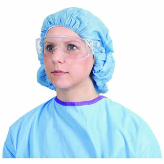 Medline Visitor Safety Glasses - Regular Size - Clear - Latex-free, Comfortable, Disposable - 1 Each