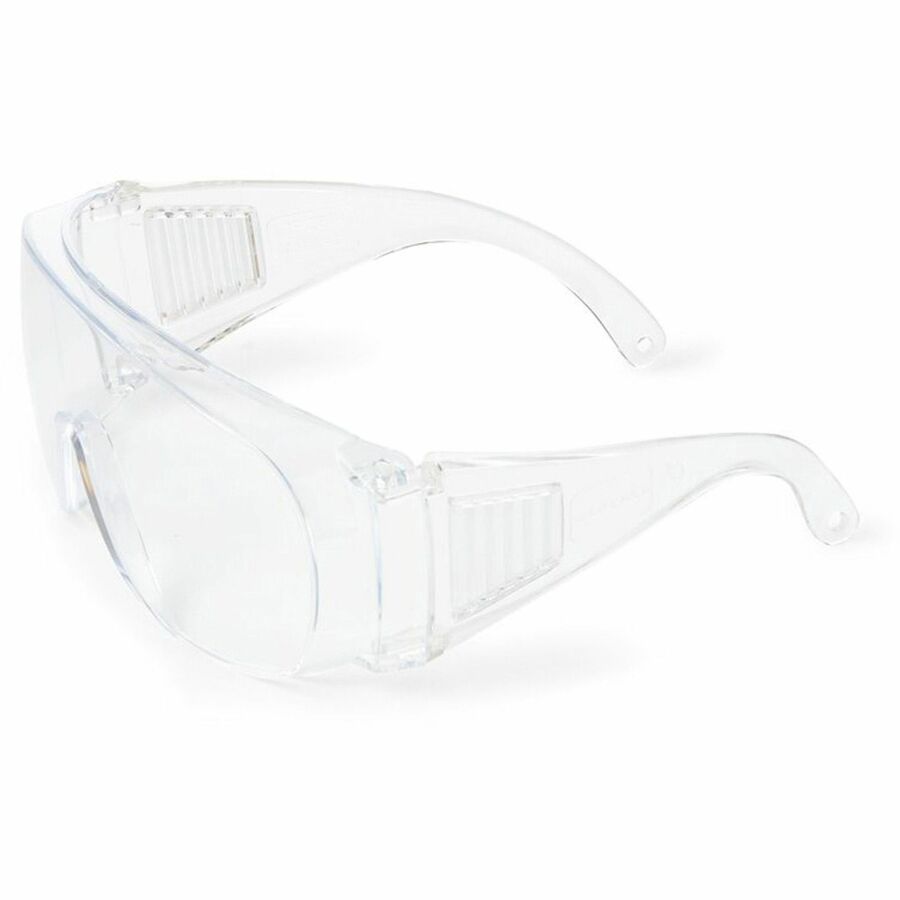 Medline Visitor Safety Glasses - Regular Size - Clear - Latex-free, Comfortable, Disposable - 1 Each