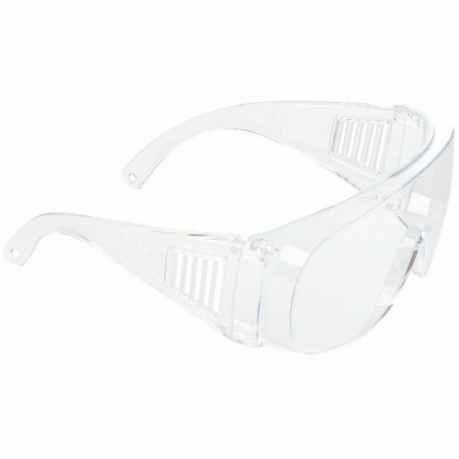 Medline Visitor Safety Glasses - Regular Size - Clear - Latex-free, Comfortable, Disposable - 1 Each