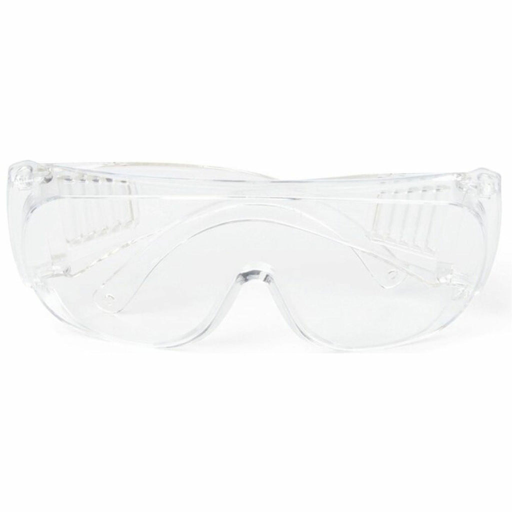Medline Visitor Safety Glasses - Regular Size - Clear - Latex-free, Comfortable, Disposable - 1 Each