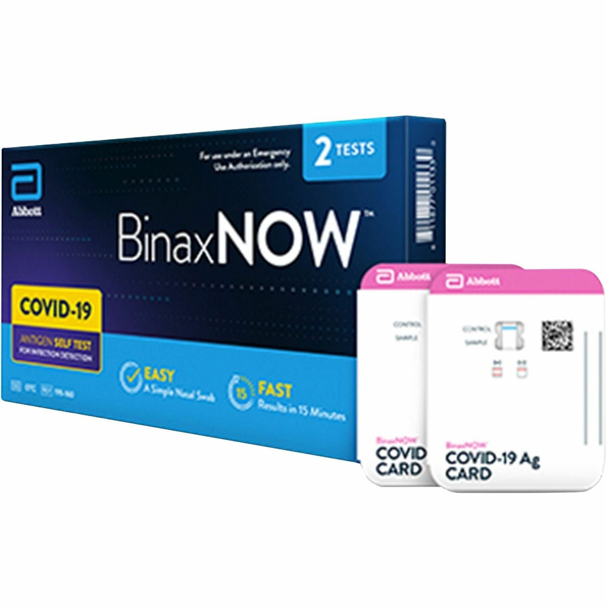 BinaxNOW Rapid Antigen Test Kit - Kit for COVID-19 - 1