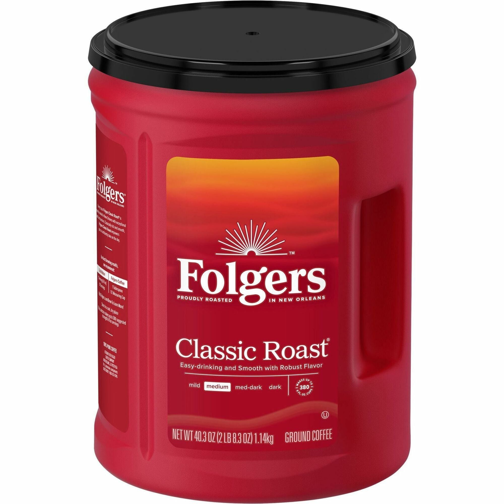 folgers-ground-canister-classic-roast-coffee-medium-1-each_fol30419 - 1
