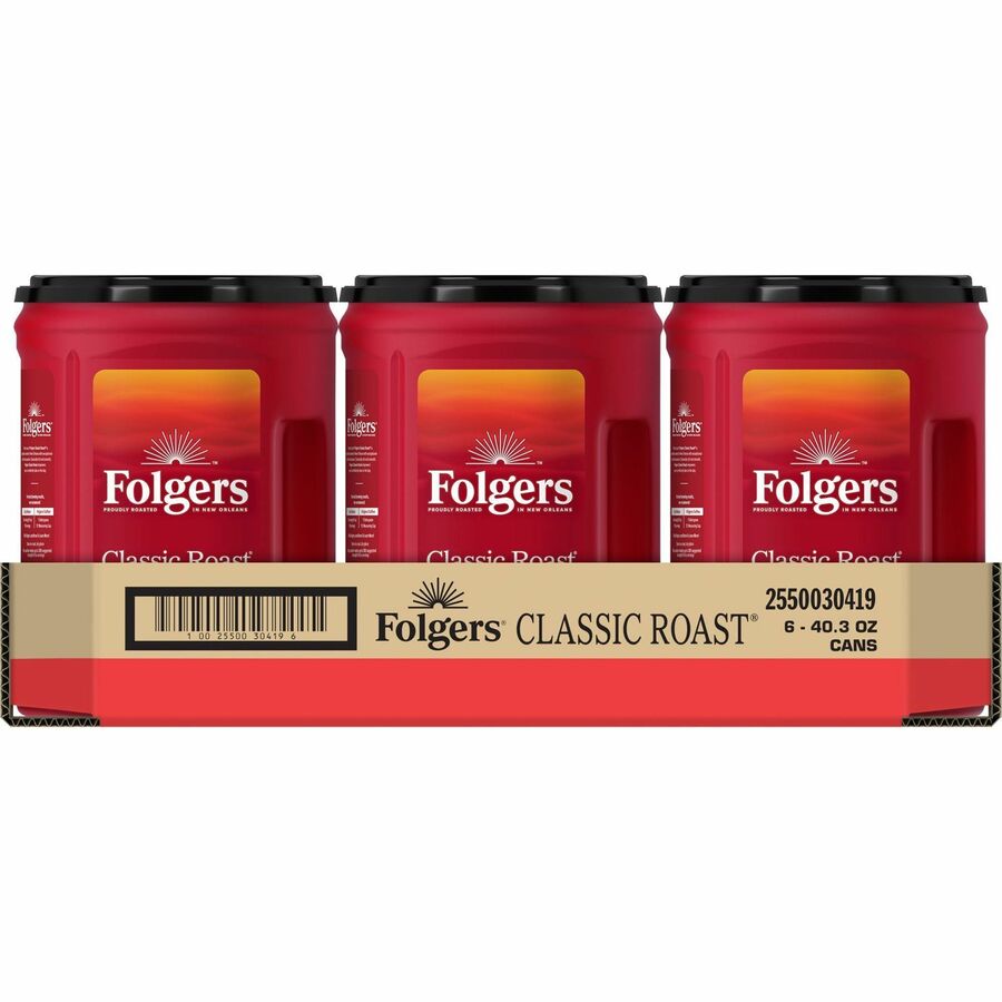 folgers-ground-canister-classic-roast-coffee-medium-6-carton_fol30419ct - 8