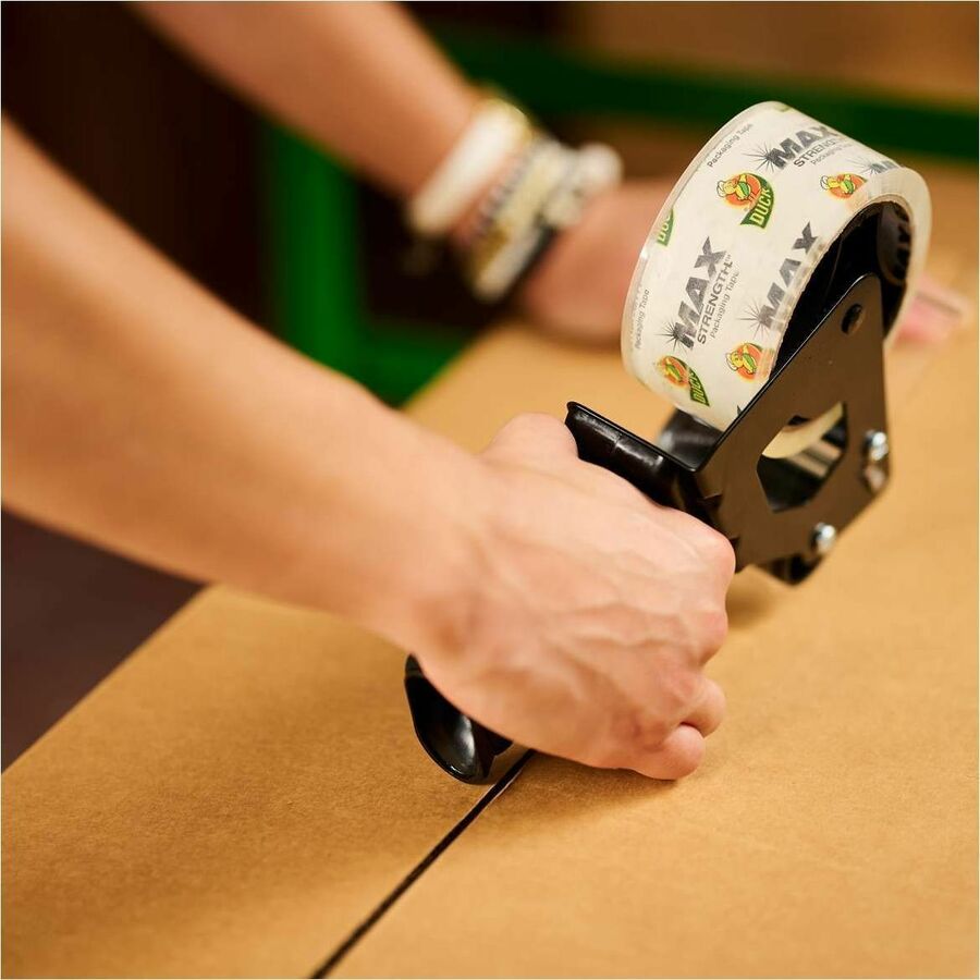 Duck Max Strength Packaging Tape - 54.60 yd Length x 1.88" Width - Damage Resistant - For Packaging, Shipping, Moving, Storage, Box, Home, Office, Project, Sealing - 24 / Pack - Clear