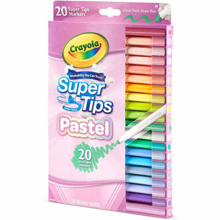 Crayola SuperTips Washable Markers - 20 / Pack