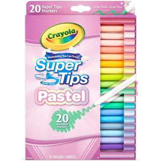 Crayola SuperTips Washable Markers - 20 / Pack