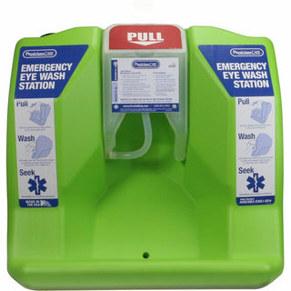 PhysiciansCare Eyewash Station - 16 gal - 0.25 Hour - Clear, Bright Green