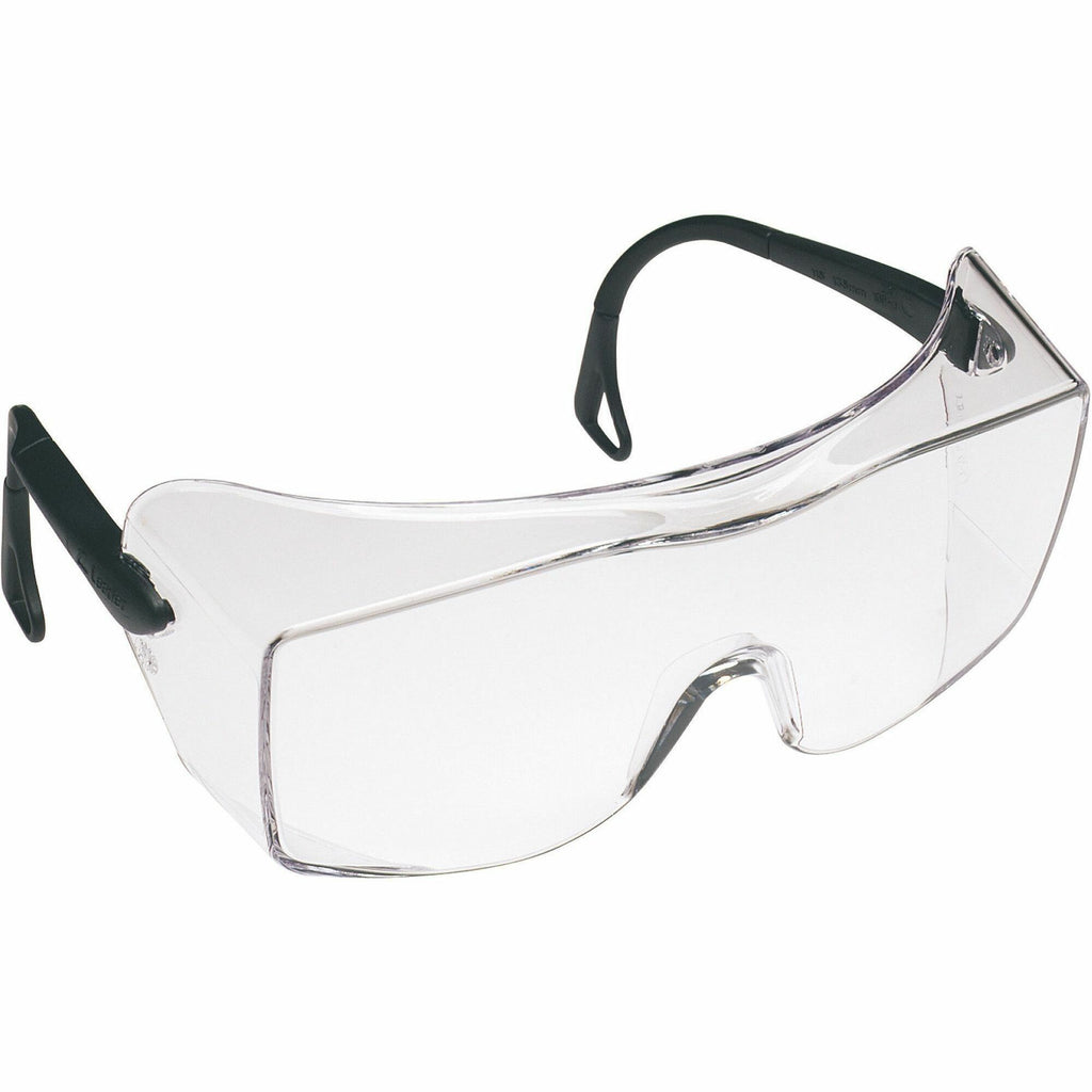 3M OX Protective Eyewear - Clear Lens - Recommended for: Workplace, Eye - Fog, UVA, UVB, UVC Protection - Polycarbonate - Black - Anti-fog, Anti-scratch, Comfortable, Adjustable Temple, Impact Resistant - 1 Each