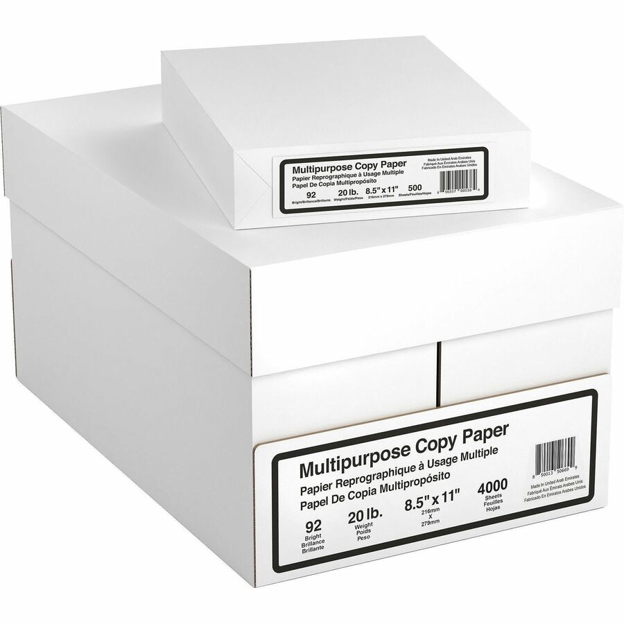 Special Buy Economy 20 lb Copy Paper - 8 1/2" x 11" - 20 lb Basis Weight - 48 / Pallet - White