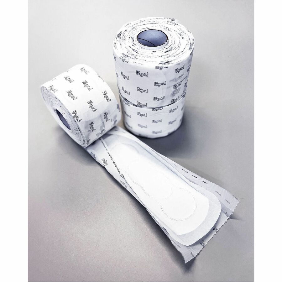 Egal Pads on a Roll Sanitary Napkins Roll - 12 / Carton - Anti-leak - 8