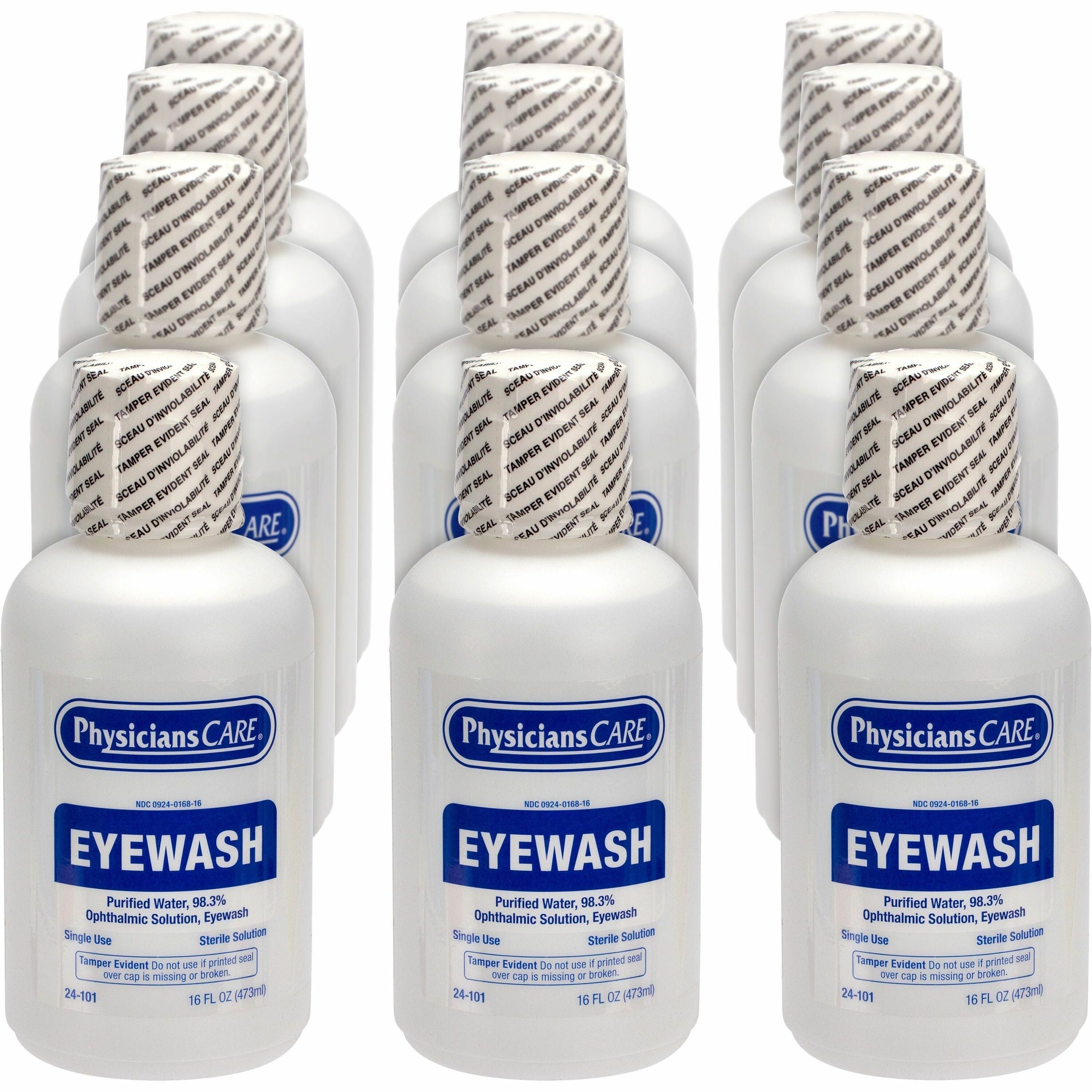 first-aid-only-sterile-ophthalmic-solution-eyewash-16-fl-oz-sterile-for-eye-irrigation-eye-burning-12-carton_fao24101ct - 1