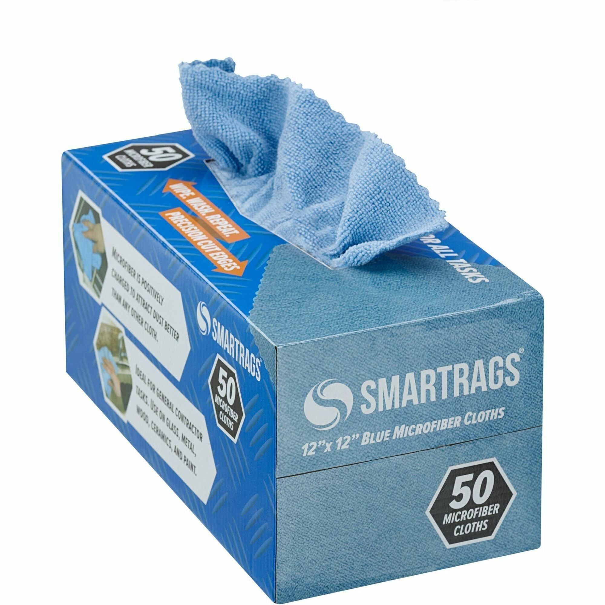 monarch-smart-rags-microfiber-cloths-for-automotive-office-healthcare-household-garage-breakroom-hospital-industry-50-box-reusable-streak-free-lint-free-dirt-resistant-grime-resistant-blue_monm950b - 1