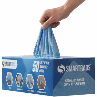 monarch-smart-rags-microfiber-cloths-for-automotive-office-healthcare-household-garage-breakroom-factory-hospital-industry-nursing-home-50-box-reusable-streak-free-lint-free-dirt-resistant-grime-resistant-blue_monm931b - 2