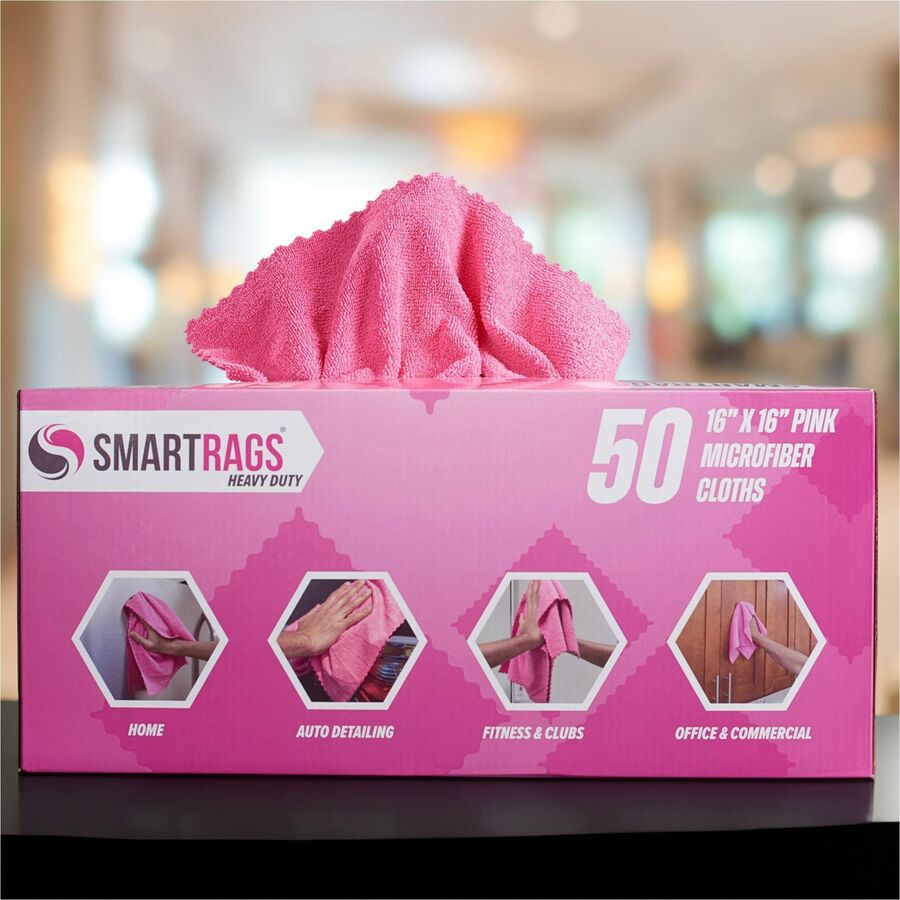 monarch-smart-rags-microfiber-cloths-for-institutional-automotive-office-healthcare-household-garage-breakroom-factory-hospital-50-box-heavy-duty-reusable-streak-free-lint-free-dirt-resistant-grime-resistant-pink_monm930p - 3