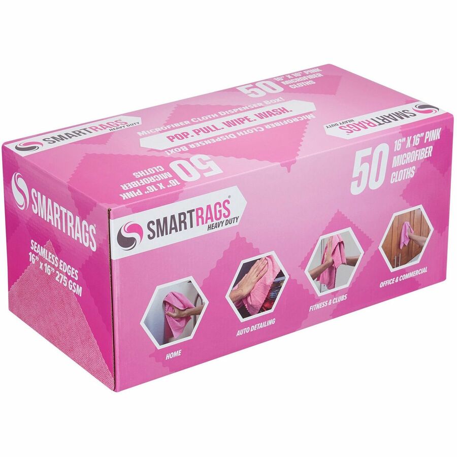 monarch-smart-rags-microfiber-cloths-for-institutional-automotive-office-healthcare-household-garage-breakroom-factory-hospital-50-box-heavy-duty-reusable-streak-free-lint-free-dirt-resistant-grime-resistant-pink_monm930p - 5