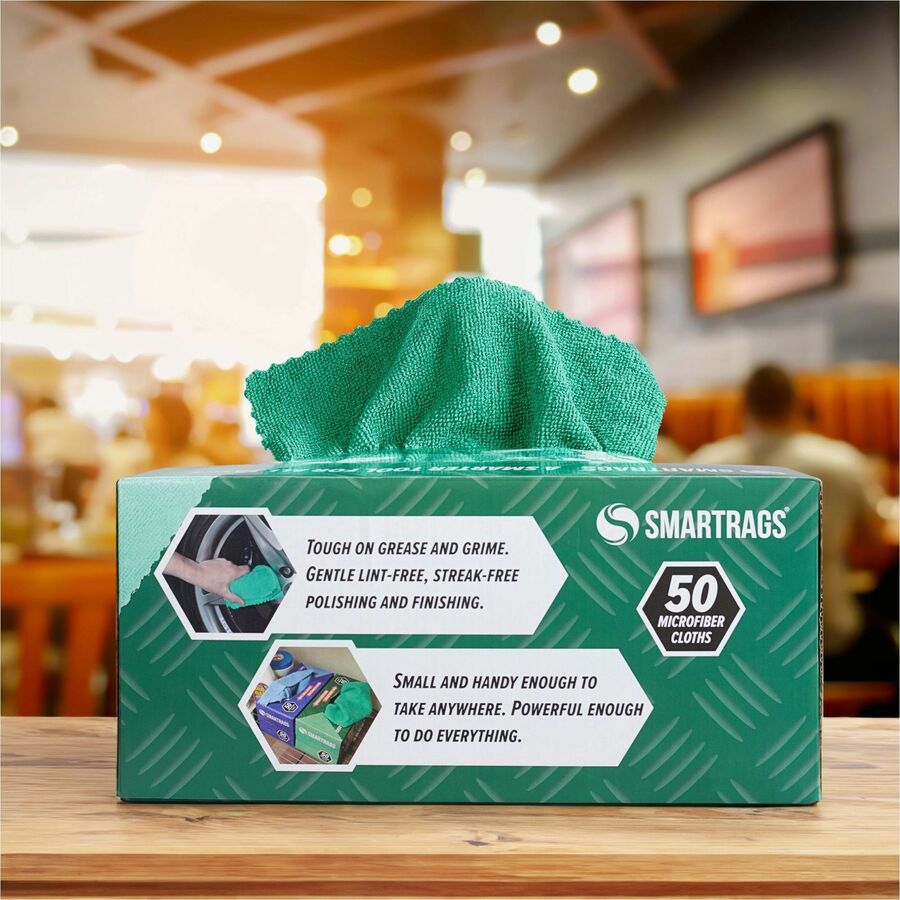 monarch-smart-rags-microfiber-cloths-for-automotive-office-healthcare-household-garage-breakroom-hospital-industry-50-box-reusable-streak-free-lint-free-dirt-resistant-grime-resistant-blue_monm950g - 3
