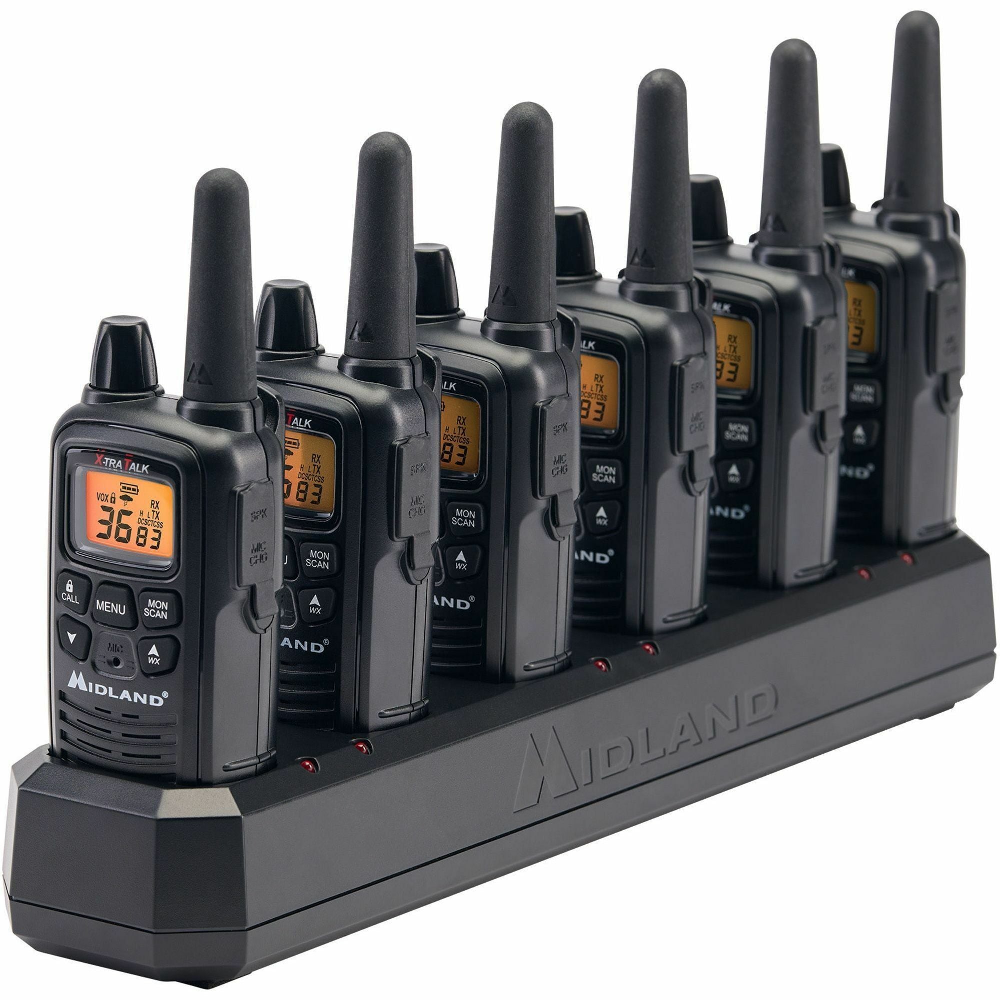 Midland Radio FRS Business Radio Bundle - 36 Radio Channels - Silent Operation - AAA - Nickel Metal Hydride (NiMH) - Black - 1 Each - 2