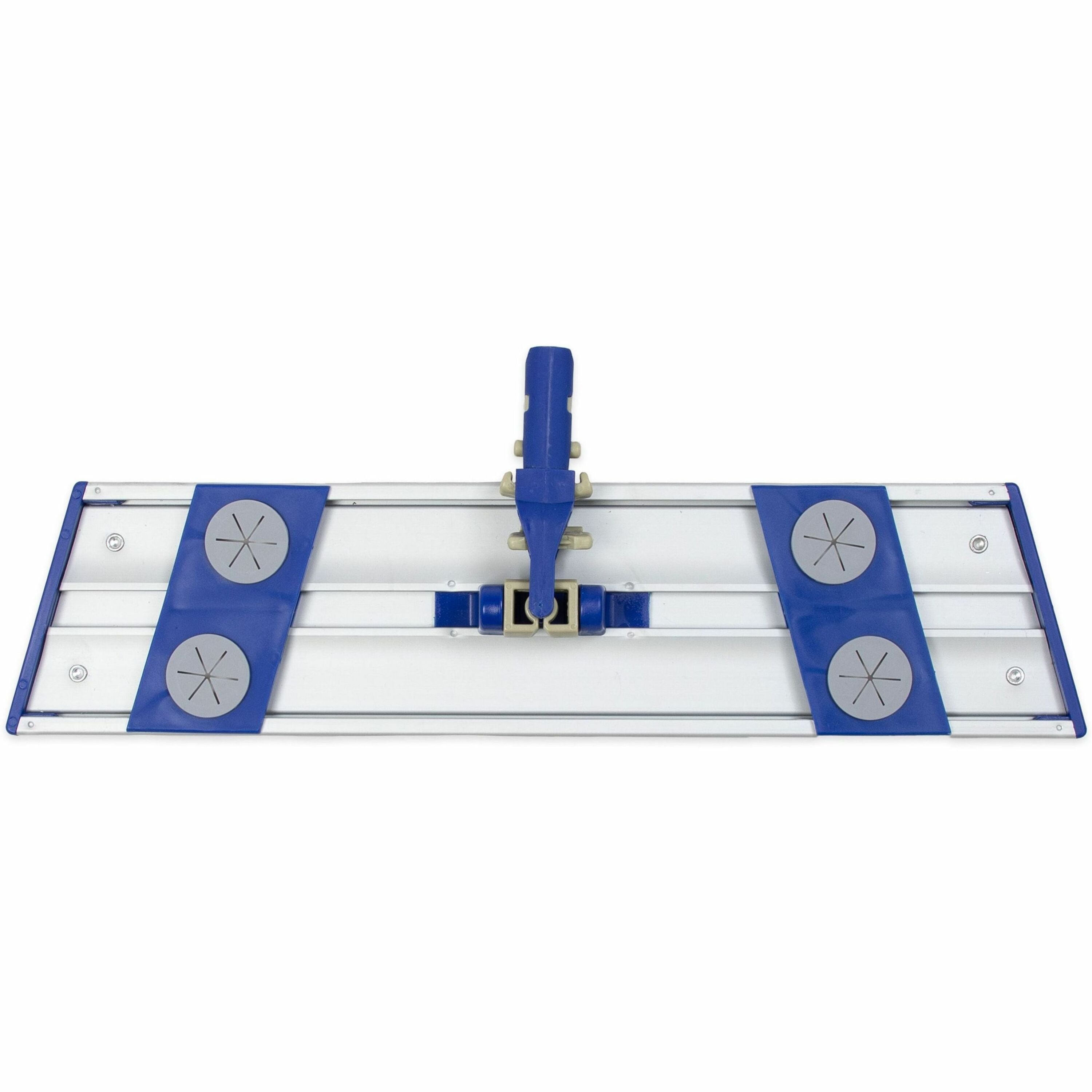 Monarch Smart Rags 18" Lockable Mop Frame - Lightweight, Hook & Loop Strip - Black, Silver - Aluminum - 1 Each