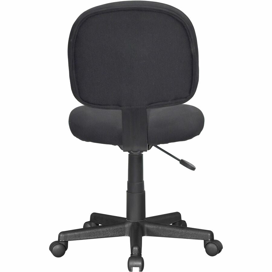 NuSparc Multi-Task Chair - Fabric Back - 5-star Base - Black - 1 Each