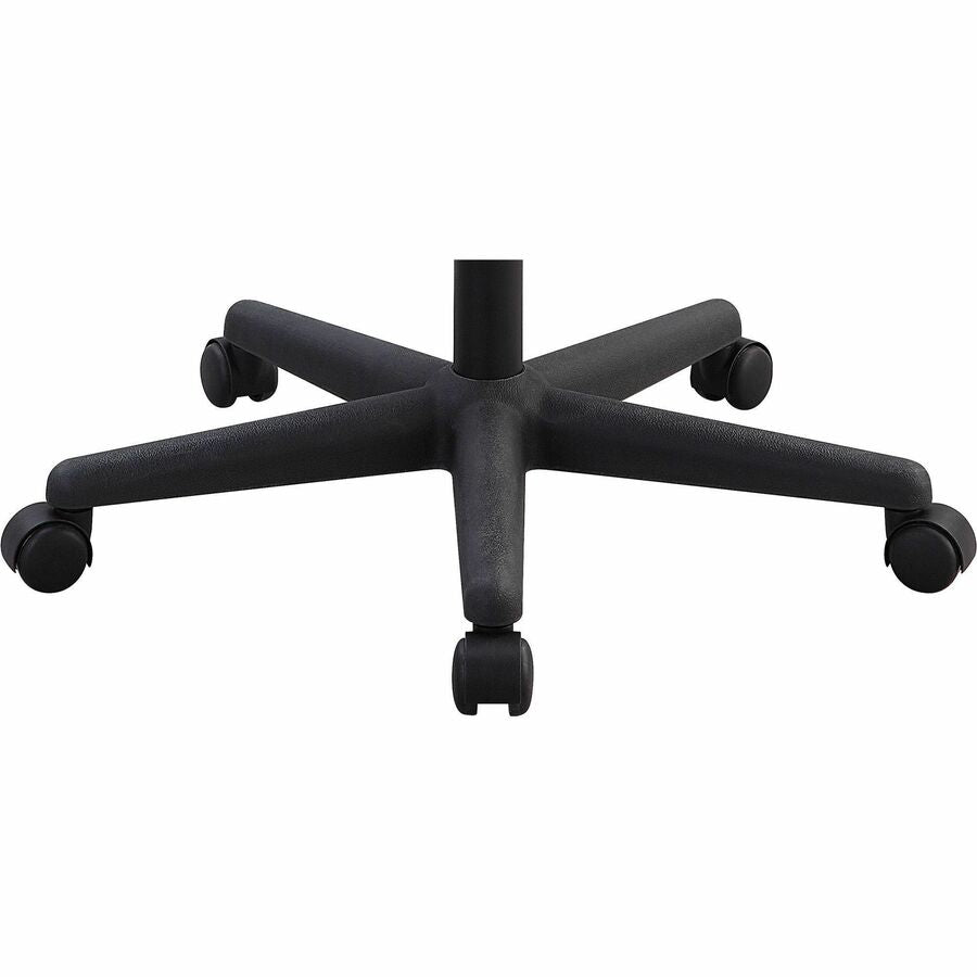 NuSparc Multi-Task Chair - Fabric Back - 5-star Base - Black - 1 Each