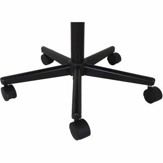 NuSparc Armless Task Chair - Fabric Seat - Black - 1 Each