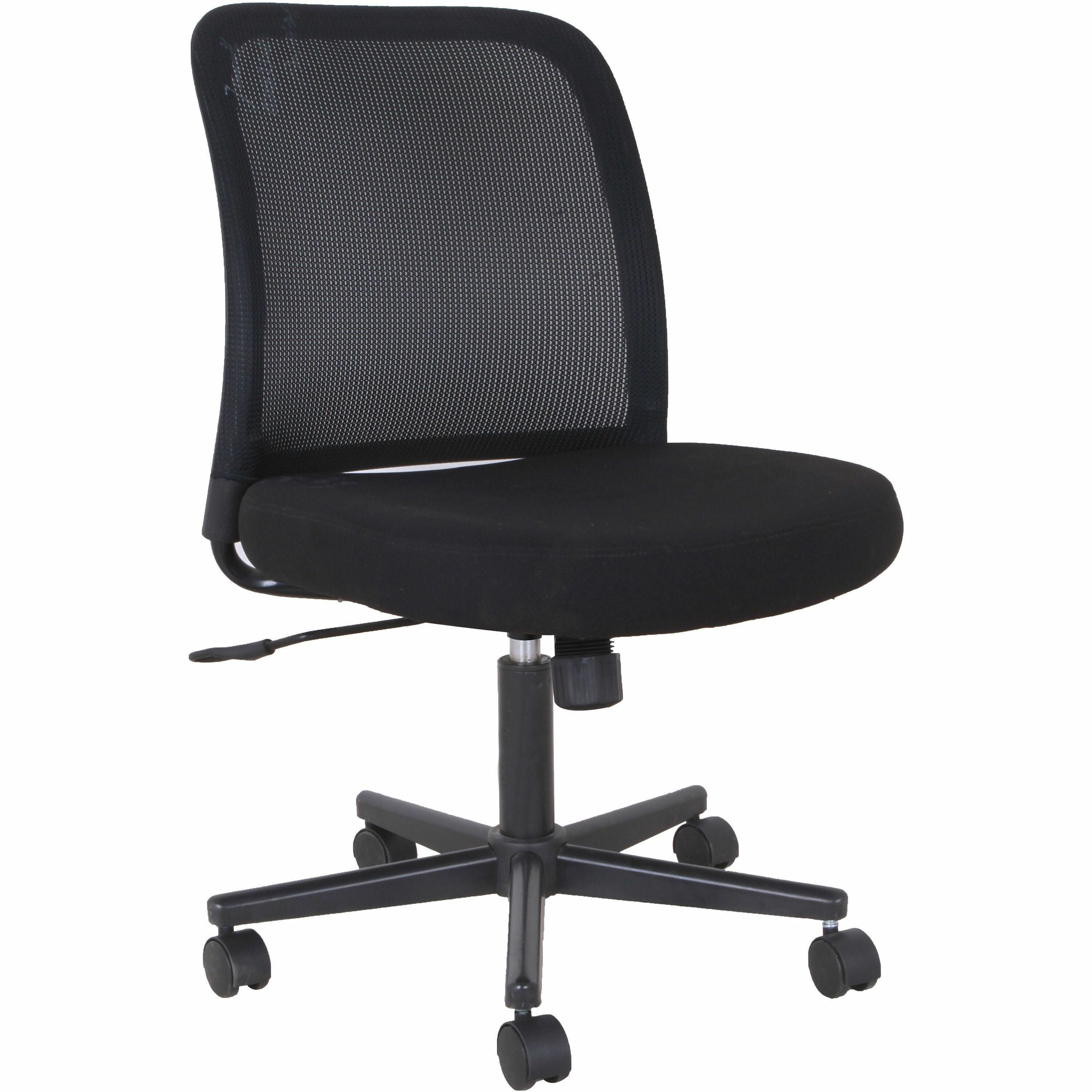 nusparc-armless-task-chair-fabric-seat-black-1-each_nprch302mnbk - 1