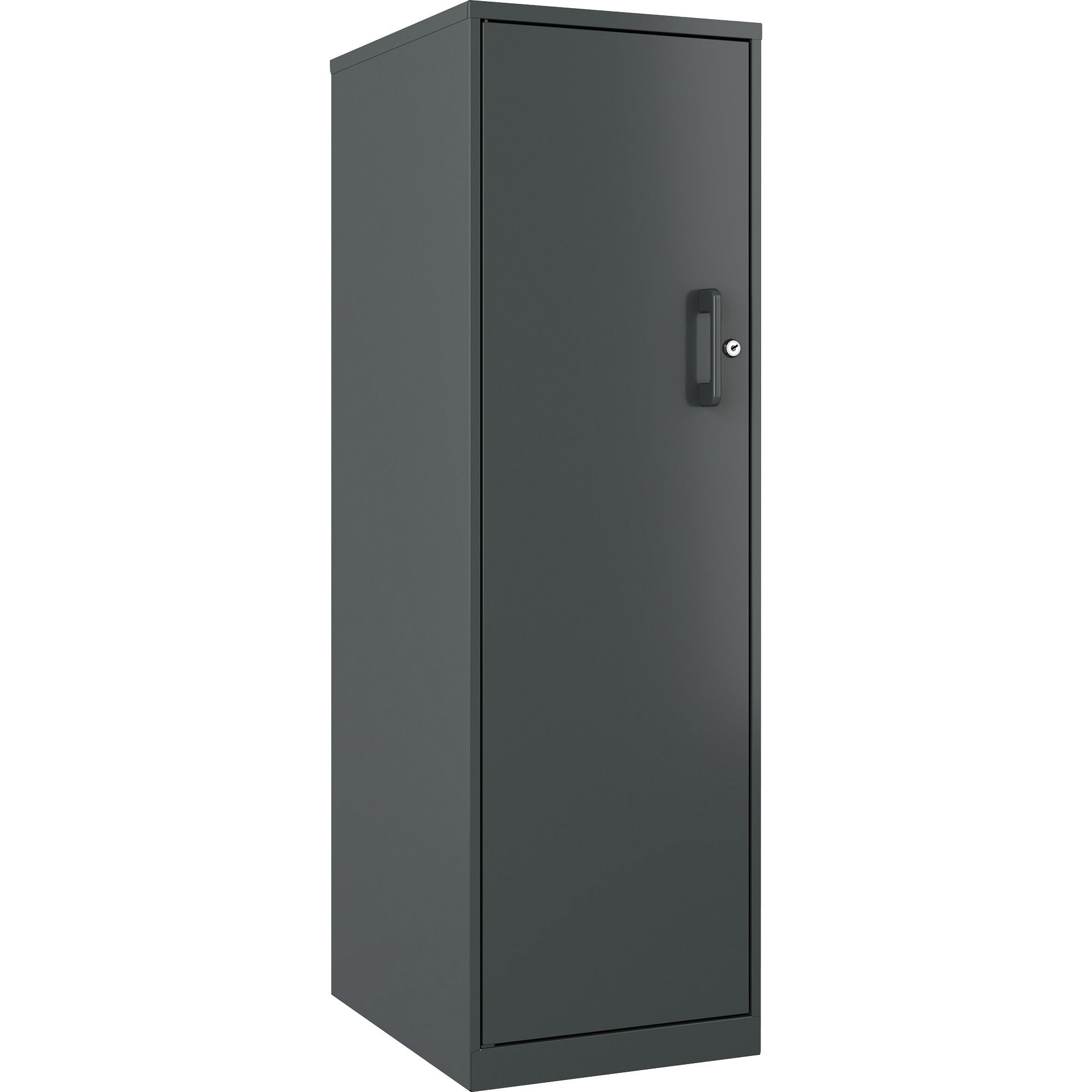 nusparc-personal-storage-cabinet-18-x-142-x-464-4-x-shelfves-hinged-doors-sturdy-durable-welded-eco-friendly-nonporous-surface-locking-mechanism-ventilated-locking-door-graphite-steel-recycled-taa-compliant_nprsc418zzml - 1