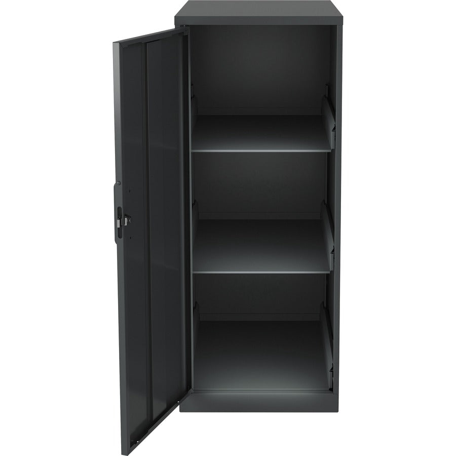nusparc-personal-storage-cabinet-18-x-142-x-325-3-x-shelfves-hinged-doors-sturdy-durable-welded-eco-friendly-nonporous-surface-locking-mechanism-ventilated-locking-door-graphite-steel-recycled-taa-compliant_nprsc318zzml - 8