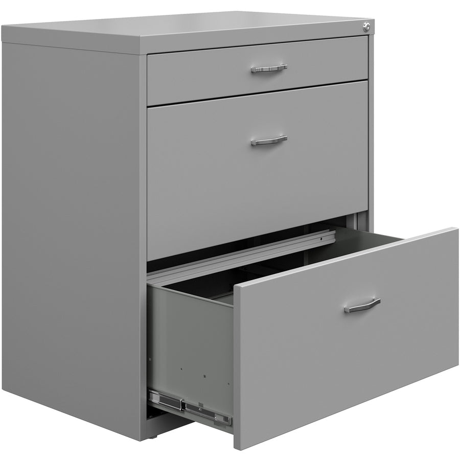 nusparc-pencil-drawer-lateral-file-30-x-176-x-317-2-x-drawers-for-file-pencil-letter-lateral-interlocking-anti-tip-ball-bearing-slide-ball-bearing-suspension-removable-lock-durable-nonporous-surface-adjustable-leveler-silve_nprlf318bbsr - 4