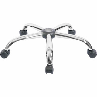 NuSparc Resimercial Lounge/Task Chair - Neutral Gray Fabric Seat - Low Back - 5-star Base - Gray - 1 Each