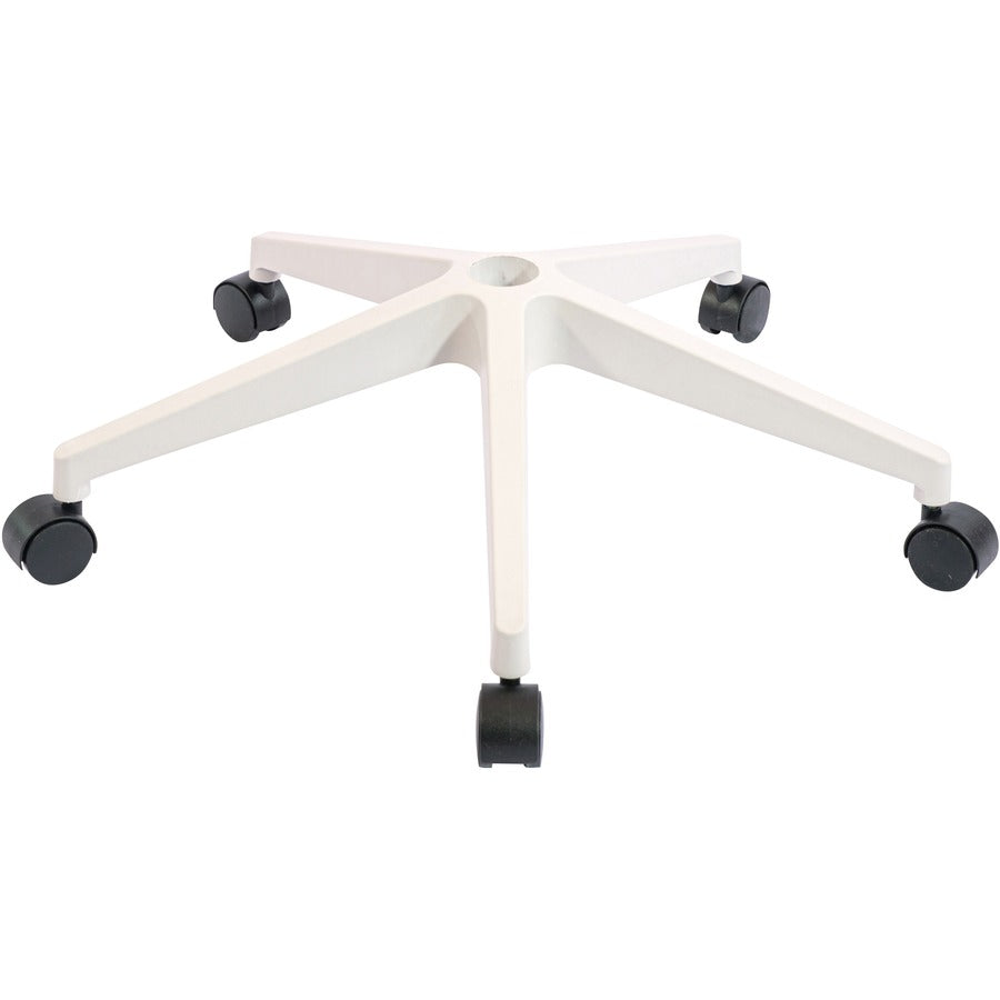 NuSparc Mid-Back Task Chair - Fabric Back - Mid Back - 5-star Base - Gray - Armrest - 1 Each