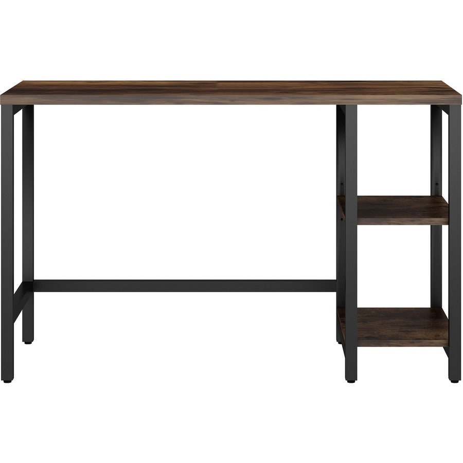 NuSparc Metal Frame Desk - For - Table TopVintage Oak, Black Top - Contemporary Style - 220 lb Capacity x 47.20" Table Top Width x 19.70" Table Top Depth x 1" Table Top Thickness - 29.50" Height - Assembly Required - High Pressure Laminate (HPL) Top