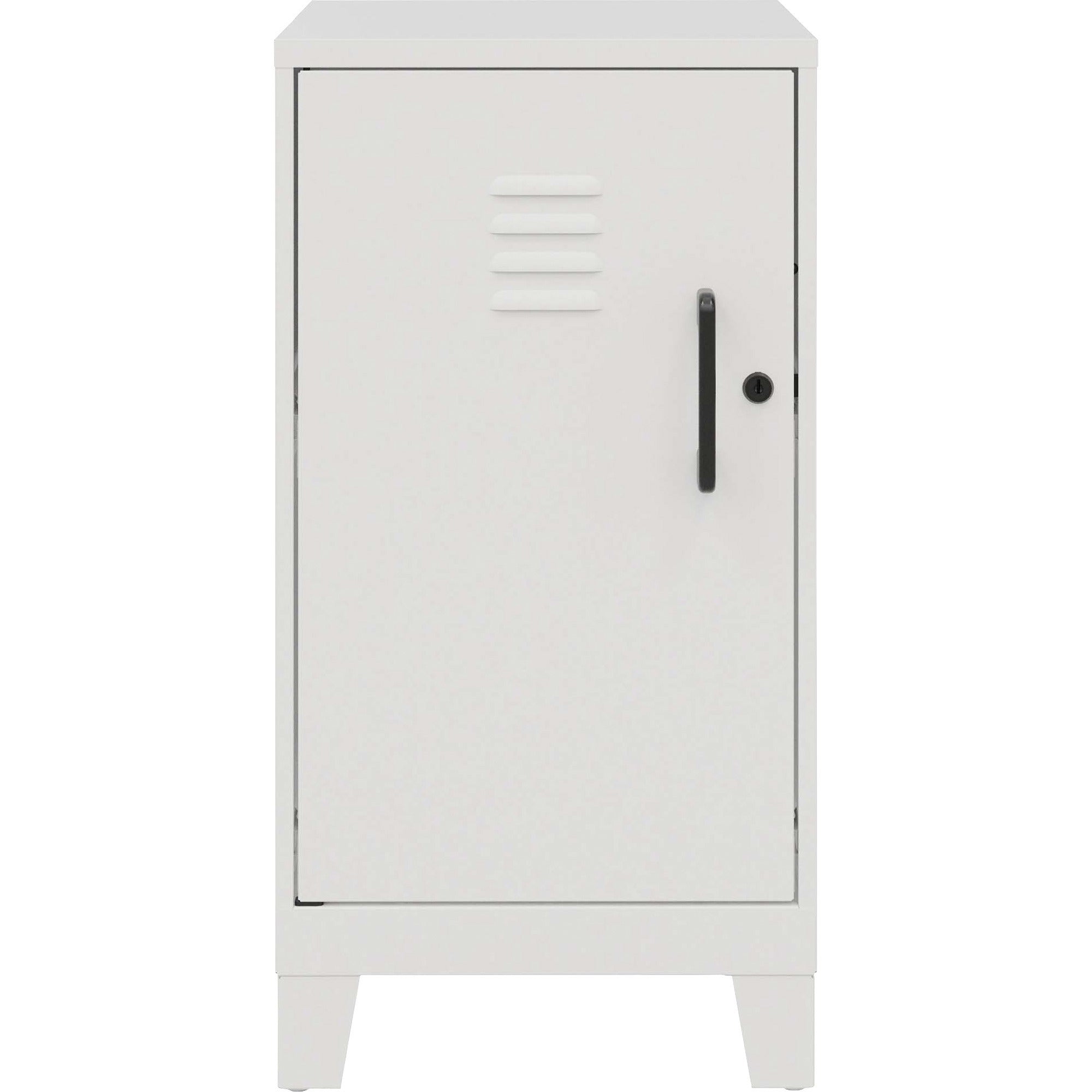 nusparc-personal-locker-2-shelves-for-office-home-sport-equipments-toy-game-classroom-playroom-basement-garage-overall-size-275-x-142-x-18-white-steel-taa-compliant_nprsl218zzwe - 2