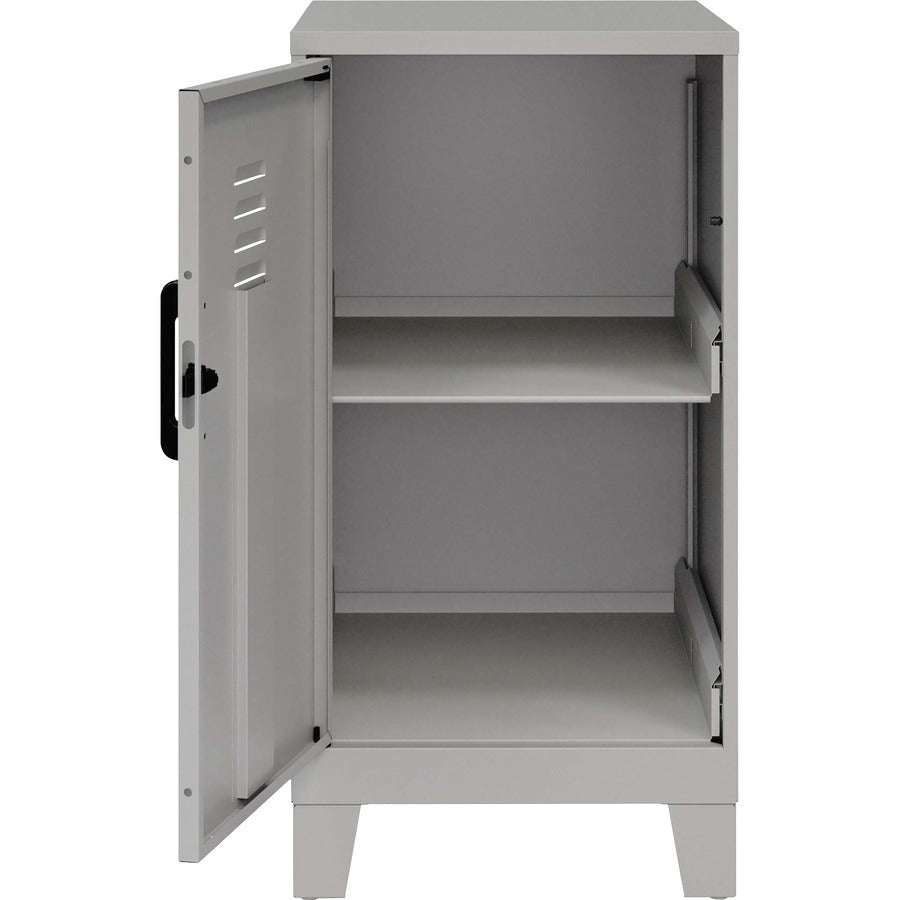 nusparc-personal-locker-2-shelves-for-office-home-sport-equipments-toy-game-classroom-playroom-basement-garage-overall-size-275-x-142-x-18-silver-steel-taa-compliant_nprsl218zzsr - 5