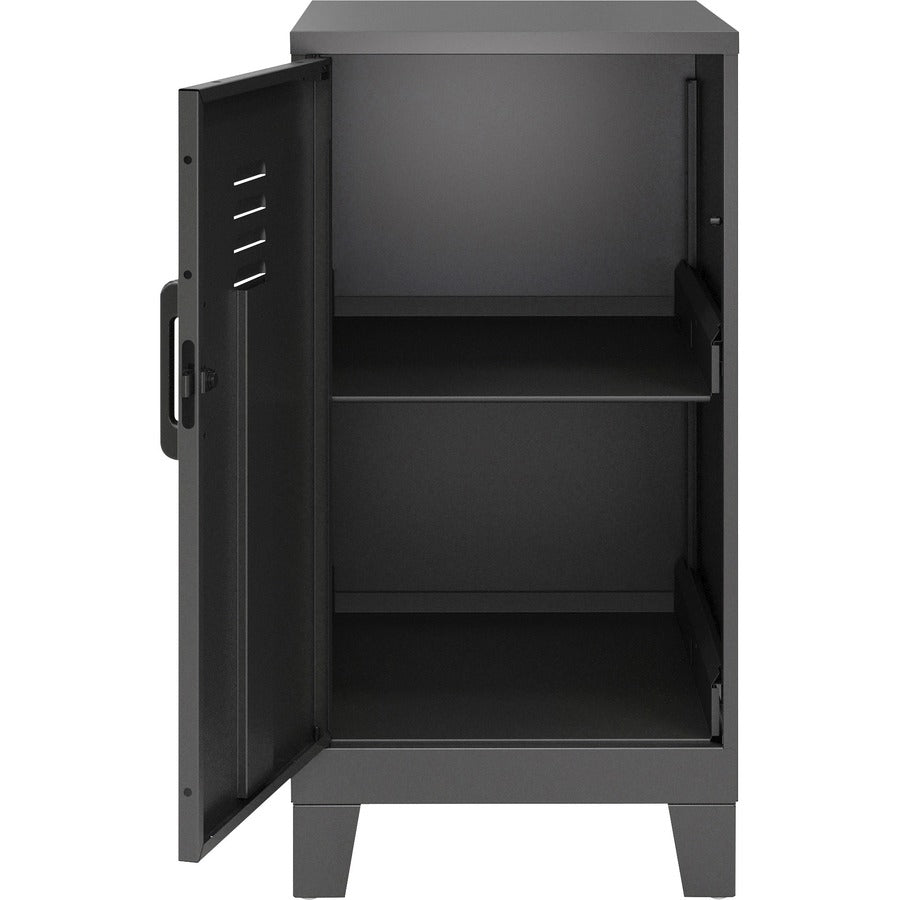 nusparc-personal-locker-2-shelves-for-office-home-sport-equipments-toy-game-classroom-playroom-basement-garage-overall-size-275-x-142-x-18-black-steel-taa-compliant_nprsl218zzbk - 5